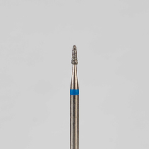 Алмазный бор турбинный стоматологический 866.315.194.030.012 «Конус закругленный» синяя насечка d=1,2 мм (5 шт)
