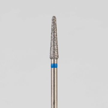 Алмазный бор турбинный стоматологический 866.315.194.021.009 «Конус закругленный» синяя насечка d=0,9 мм (5 шт) 0