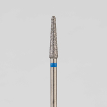 Алмазный бор турбинный стоматологический 866.315.194.021.009 «Конус закругленный» синяя насечка d=0,9 мм (5 шт)