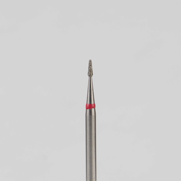 Алмазный бор турбинный стоматологический 856.315.194.021.007 «Конус закругленный» красная насечка d=0,7 мм (5 шт) 0