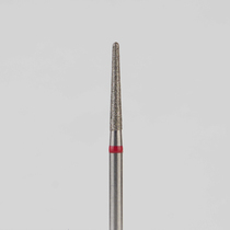 Алмазный бор турбинный стоматологический 856.314.194.100.014«Конус закругленный» красная насечка d=1,4 мм (5 шт)
