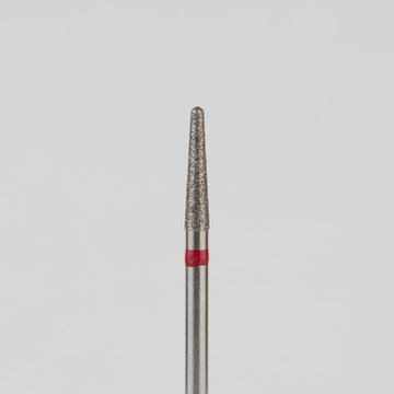Алмазный бор турбинный стоматологический 856.314.194.080.016 «Конус закругленный» красная насечка d=1,6 мм (5 шт) 0