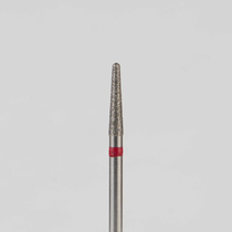 Алмазный бор турбинный стоматологический 856.314.194.080.016 «Конус закругленный» красная насечка d=1,6 мм (5 шт)
