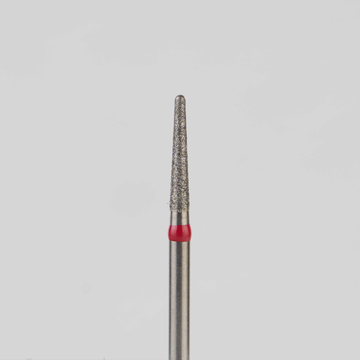 Алмазный бор турбинный стоматологический 856.314.194.080.014 «Конус закругленный» красная насечка d=1,4 мм (5 шт) 0