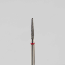 Алмазный бор турбинный стоматологический 856.314.194.080.012 «Конус закругленный» красная насечка d=1,2 мм (5 шт)