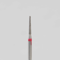 Алмазный бор турбинный стоматологический 856.314.194.080.010 «Конус закругленный» красная насечка d=1 мм (5 шт)