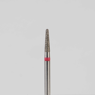 Алмазный бор турбинный стоматологический 856.314.194.060.014 «Конус закругленный» красная насечка d=1,4 мм (5 шт) 0
