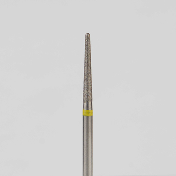 Алмазный бор турбинный стоматологический 836.314.194.100.014 «Конус закругленный» желтая насечка d=1,2 мм (5 шт) 0