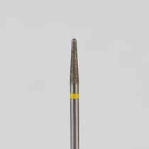 Алмазный бор турбинный стоматологический 836.314.194.080.016 «Конус закругленный» желтая насечка d=1,6 мм (5 шт)