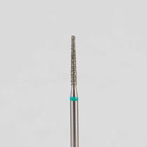 Алмазный бор турбинный стоматологический 876.314.168.100.012 «Конус усеченный» зеленая насечка d=1,2 мм (5 шт)