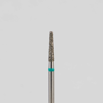 Алмазный бор турбинный стоматологический 876.314.168.080.016 «Конус усеченный» зеленая насечка d=1,6 мм (5 шт)