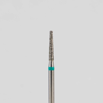 Алмазный бор турбинный стоматологический 876.314.168.080.014 «Конус усеченный» зеленая насечка d=1,4 мм (5 шт)