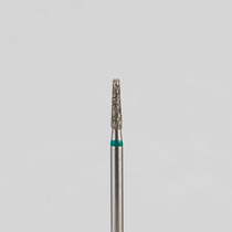 Алмазный бор турбинный стоматологический 876.314.168.060.014 «Конус усеченный» зеленая насечка d=1,4 мм (5 шт)