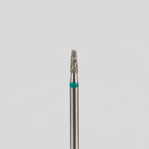 Алмазный бор турбинный стоматологический 876.314.168.040.014 «Конус усеченный» зеленая насечка d=1,4 мм (5 шт)