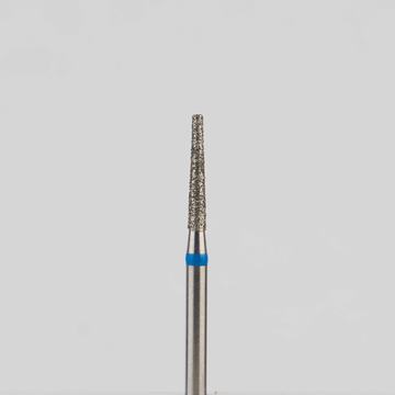 Алмазный бор турбинный стоматологический 866.314.168.080.014 «Конус усеченный» синяя насечка d=1,4 мм (5 шт) 0