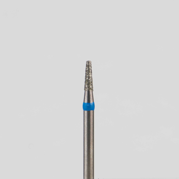 Алмазный бор турбинный стоматологический 866.314.168.040.014 «Конус усеченный» синяя насечка d=1,4 мм (5 шт) 0
