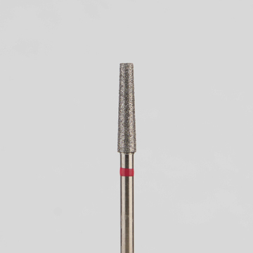 Алмазный бор турбинный стоматологический 856.314.168.100.021 «Конус усеченный» красная насечка d=2,1 мм (5 шт) 0