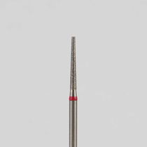 Алмазный бор турбинный стоматологический 856.314.168.100.012 «Конус усеченный» красная насечка d=1,2 мм (5 шт)