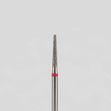 Алмазный бор турбинный стоматологический 856.314.168.080.012 «Конус усеченный» красная насечка d=1,2 мм (5 шт) 0