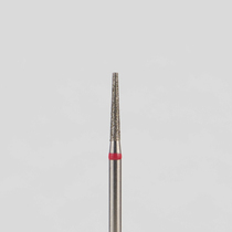 Алмазный бор турбинный стоматологический 856.314.168.080.012 «Конус усеченный» красная насечка d=1,2 мм (5 шт)