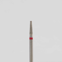 Алмазный бор турбинный стоматологический 856.314.168.060.014 «Конус усеченный» красная насечка d=1,4 мм (5 шт)