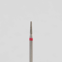 Алмазный бор турбинный стоматологический 856.314.168.060.010 «Конус усеченный» красная насечка d=1 мм (5 шт)