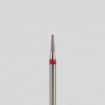 Алмазный бор турбинный стоматологический 856.314.168.040.010 «Конус усеченный» красная насечка d=1 мм (5 шт) 0