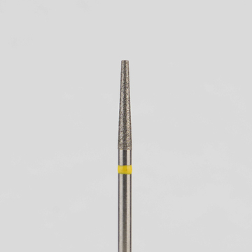 Алмазный бор турбинный стоматологический 836.314.168.100.016 «Конус усеченный» желтая насечка d=1,6 мм (5 шт) 0