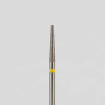 Алмазный бор турбинный стоматологический 836.314.168.100.016 «Конус усеченный» желтая насечка d=1,6 мм (5 шт)