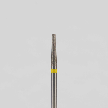 Алмазный бор турбинный стоматологический 836.314.168.080.016 «Конус усеченный» желтая насечка d=1,6 мм (5 шт) 0
