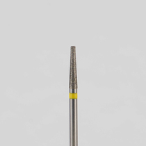 Алмазный бор турбинный стоматологический 836.314.168.080.016 «Конус усеченный» желтая насечка d=1,6 мм (5 шт)
