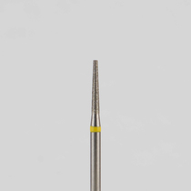 Алмазный бор турбинный стоматологический 836.314.168.080.012 «Конус усеченный» желтая насечка d=1,2 мм (5 шт)