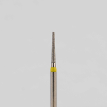 Алмазный бор турбинный стоматологический 836.314.168.080.010 «Конус усеченный» желтая насечка d=1 мм (5 шт)