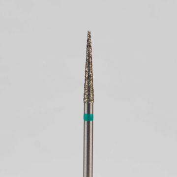 Алмазный бор турбинный стоматологический 876.314.164.115.018 «Конус» зеленая насечка d=1,8 мм (5 шт) 0