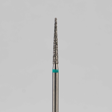 Алмазный бор турбинный стоматологический 876.314.164.115.014 «Конус» зеленая насечка d=1,4 мм (5 шт) 0