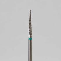 Алмазный бор турбинный стоматологический 876.314.164.115.014 «Конус» зеленая насечка d=1,4 мм (5 шт)