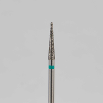 Алмазный бор турбинный стоматологический 876.314.164.100.018 «Конус» зеленая насечка d=1,8 мм (5 шт)