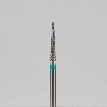Алмазный бор турбинный стоматологический 876.314.164.100.014 «Конус» зеленая насечка d=1,4 мм (5 шт) 0