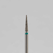 Алмазный бор турбинный стоматологический 876.314.164.080.016 «Конус» зеленая насечка d=1,6 мм (5 шт)