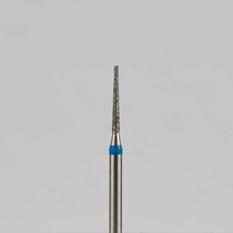 Алмазный бор турбинный стоматологический 866.314.164.080.010 «Конус» синяя насечка d=1 мм (5 шт)