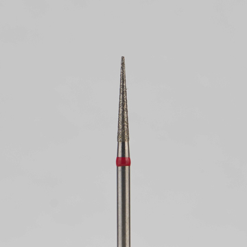 Алмазный бор турбинный стоматологический 856.314.164.100.014 «Конус» красная насечка d=1,4 мм (5 шт) 0