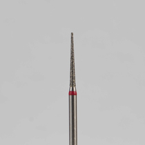 Алмазный бор турбинный стоматологический 856.314.164.100.012 «Конус» красная насечка d=1,2 мм (5 шт)