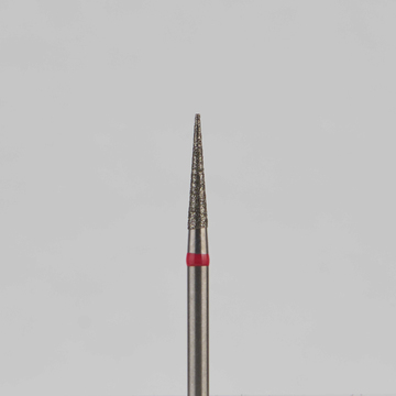 Алмазный бор турбинный стоматологический 856.314.164.080.014 «Конус» красная насечка d=1,4 мм (5 шт) 0