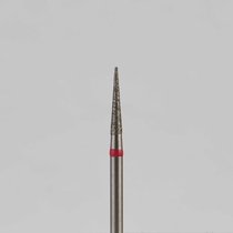 Алмазный бор турбинный стоматологический 856.314.164.080.014 «Конус» красная насечка d=1,4 мм (5 шт)