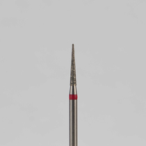 Алмазный бор турбинный стоматологический 856.314.164.080.012 «Конус» красная насечка d=1,2 мм (5 шт)
