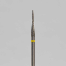 Алмазный бор турбинный стоматологический 836.314.164.115.016 «Конус» желтая насечка d=1,6 мм (5 шт)