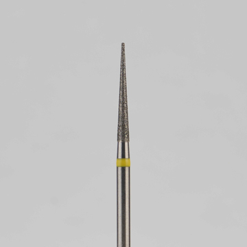 Алмазный бор турбинный стоматологический 836.314.164.115.014 «Конус» желтая насечка d=1,4 мм (5 шт) 0