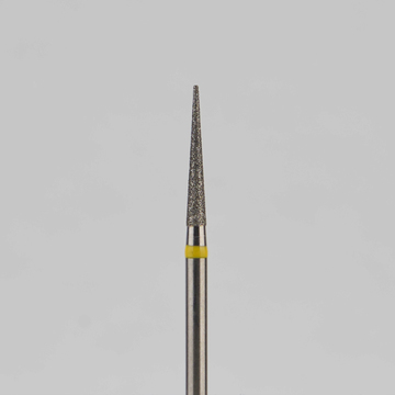 Алмазный бор турбинный стоматологический 836.314.164.100.014 «Конус» желтая насечка d=1,4 мм (5 шт) 0