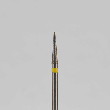 Алмазный бор турбинный стоматологический 836.314.164.080.016 «Конус» желтая насечка d=1,4 мм (5 шт) 0