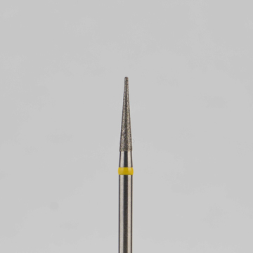 Алмазный бор турбинный стоматологический 836.314.164.080.014 «Конус» желтая насечка d=1,4 мм (5 шт) 0